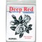 Deep Red Stamps Rose Blooms Rubber Cling Stamp 3.1 x 3.1 inches